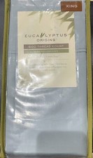 Eucalyptus Origins Tencel Lyocell 600-Thread-Count King Pillowcases Sky/Blue
