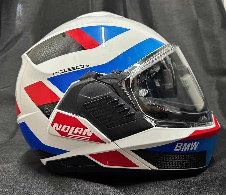 Casco completo y abierto Nolan N120-1 BMW PEGATINAS abatible trasero para moto de turismo Foto 2 de 4