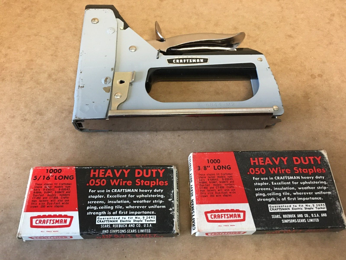 Heavy-Duty Staple Gun Tacker