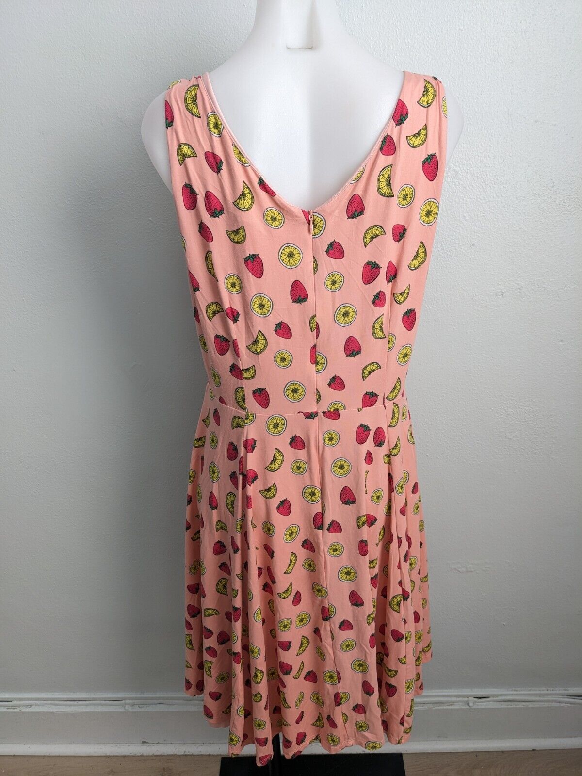 Eva Rose Plus 1X Fit & Flare Dress Pink Strawberr… - image 10