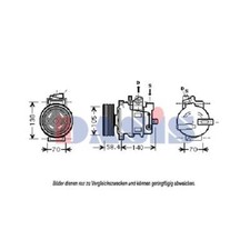 Kompressor Klimaanlage für Audi A4 Seat Exeo