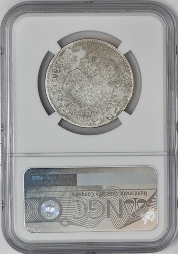 1861-O Seated Liberty Half 50c SS Republic Shipwreck Effect NGC 946256-78 - Bild 2 von 4