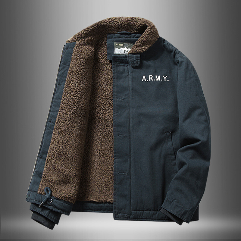 Produktbild von Generisch Winterjacke Herren Herren Freizeitjacke Arbeitsjacke Baumwoll