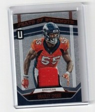 2019 Panini Unparalled Feats Of Strength Relics Bradley Chubb Denver Broncos (SP