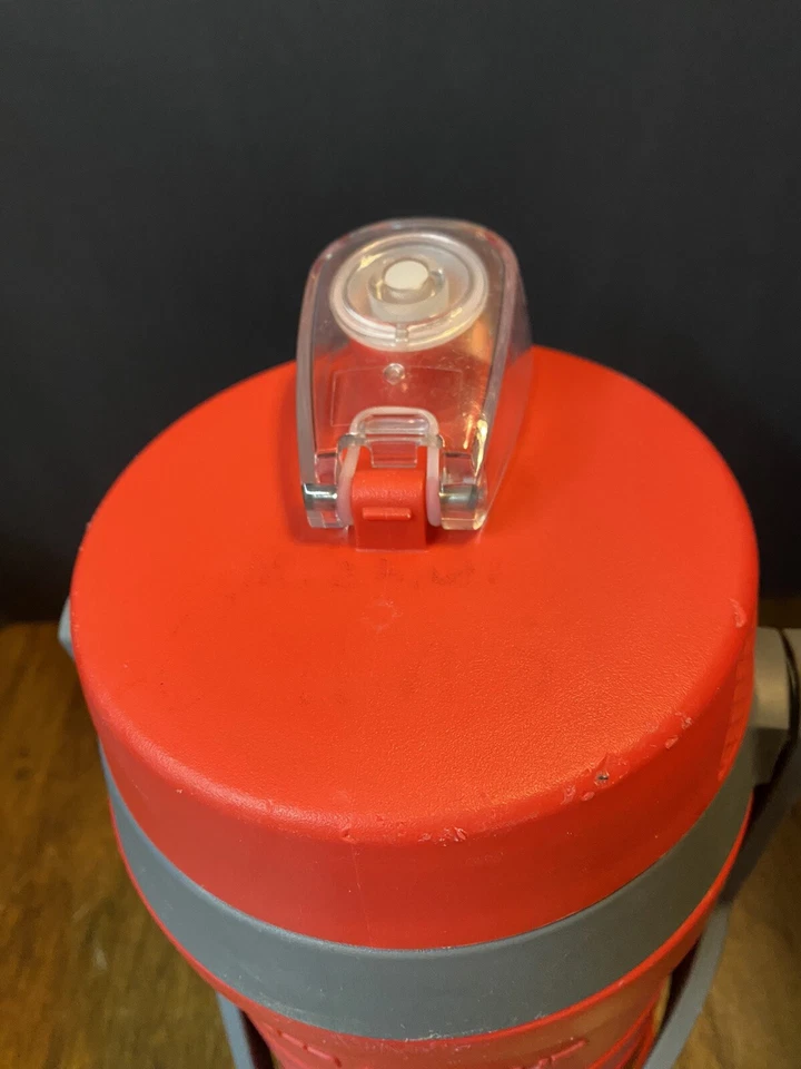 Under Armour Red/Gray 64 oz. Double Insulated Foam Hydration Bottle Thermos - Image 3 of 4