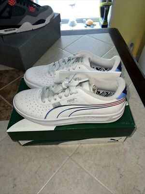 PUMA X BMW MMS GV Special 1 White Men's 8.5  Leather Athletic Shoes NEW