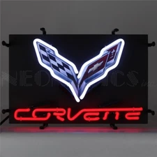 Chevrolet Corvette C7 Wall Colorful Junior Neon Sign Neonetics 17" X 7" 5SMC7J