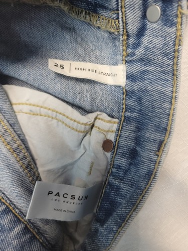 Pacsun Women's Denim Shorts Hi-rise Cut Off Blue Multicolor Size 25 Lot Of 7 - Picture 3 of 16