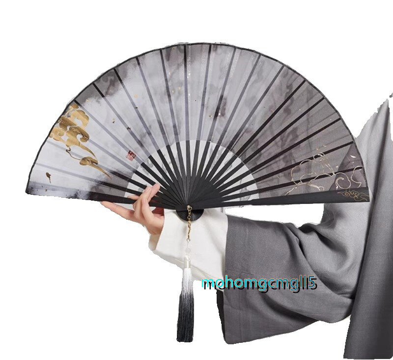 Honkai Impact 3 Fuka Cosplay Fan Prop Chinese Antique Folding Fan