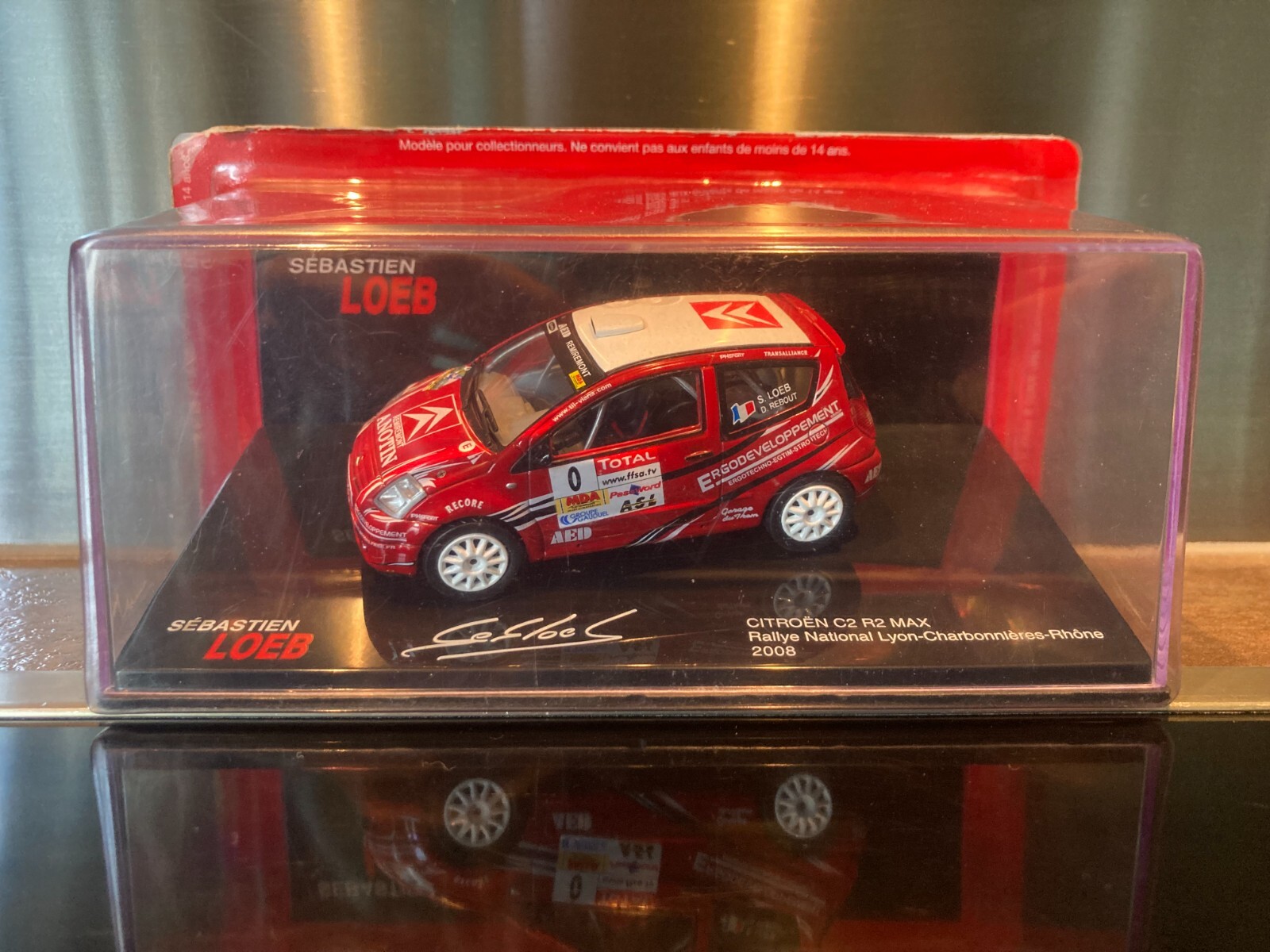 Idée cadeau voiture miniature Citroën C2 R2 Max Loeb 2008 Altaya échelle 1/43
