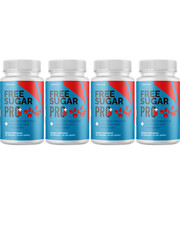 Free Sugar Pro   Support for Blood Health and Daily Well-Being - 4 Bottles