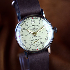 Soviet Men's Watch Pobeda Sturmanskie Yuri Gagarin Vintage Wristwatch Serviced