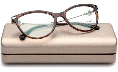 NEW BVLGARI 4162 504 Havana EYEGLASSES GLASSES 54-17-140 B41mm Italy