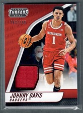 2022 Chronicles Draft Picks Threads Johnny Davis Jersey Relic Red Foil RC SP