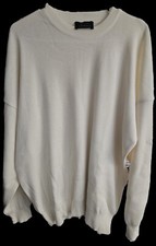 Vintage Blue BOGNER Men Crew Neck Wool Blend Ski Sweater Size Xl