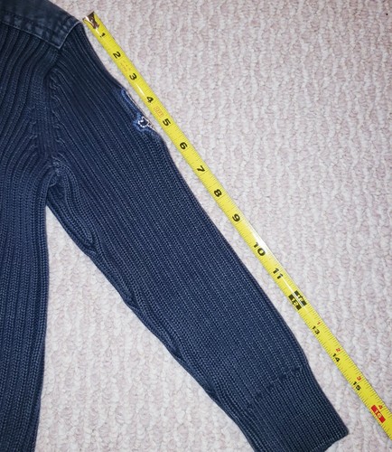 L.O.G.G. UNISEX Boy Girl Navy Zip Up Sweater Size 4-6 - Picture 9 of 10