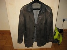 Giacca in pelle nappa renna design Van Tai taglia 50  