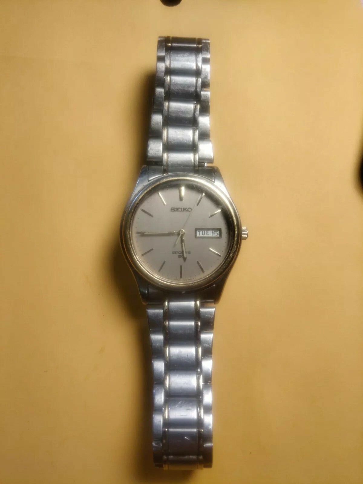 SEIKO SPORTS 50 DAY/DATE WATCH | eBay