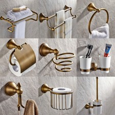 Set accessori bagno da parete ottone antico ferramenta bagno porta asciugamani ee019