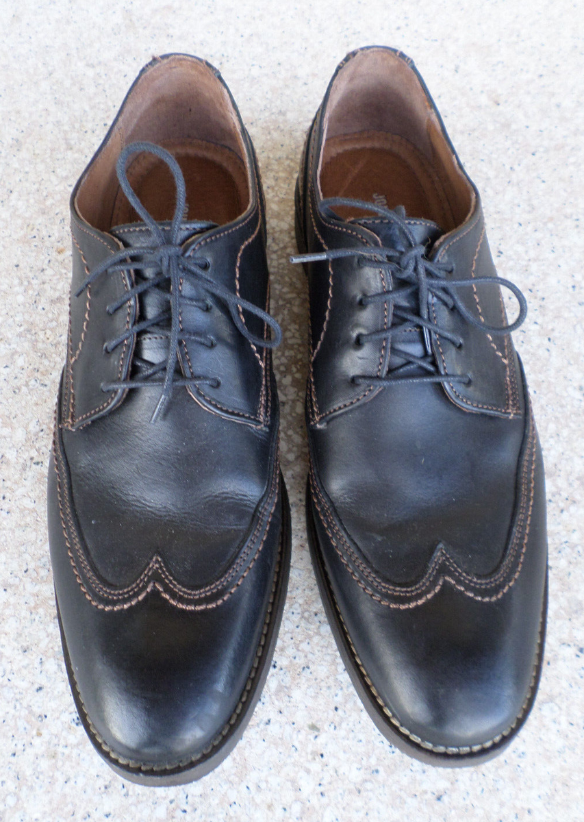 Johnston & Murphy Wingtip Oxford Leather Shoes Men\'s 10 W Signature Series Johnston & Murphy Murphy Upton Nubuck Leather Wingtip  main image 2