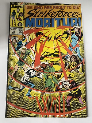 STRIKEFORCE MORITURI #18 Marvel Comics 1988 VF-