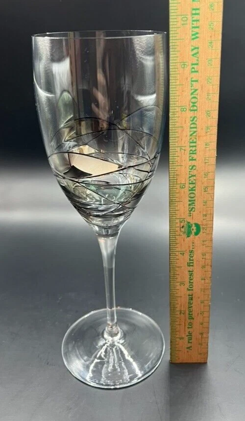 Пара миланских мозаичных витражных бокалов для вина • с ручной росписью • Румыния - Изображение 4 из 4