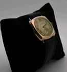 Antique Rolex 9ct Watch Gold Cushion Case Vintage Men’s hammer Very Rare Early