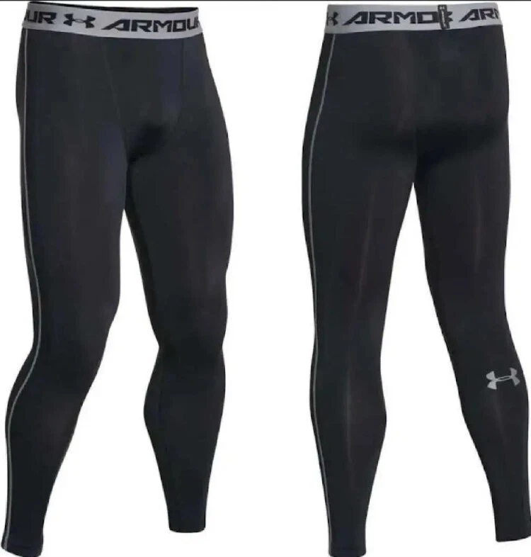 Under Armour Men's UA HeatGear Armour Compression Leggings Black