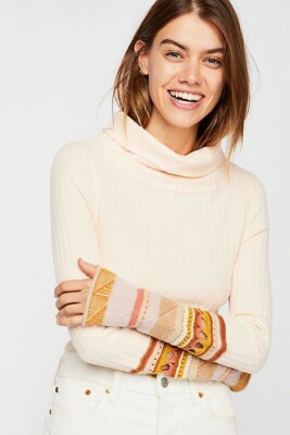 free people mixed up cuff thermal