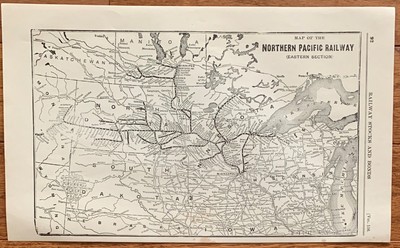Mixed Lots - 1923 Railroad Map