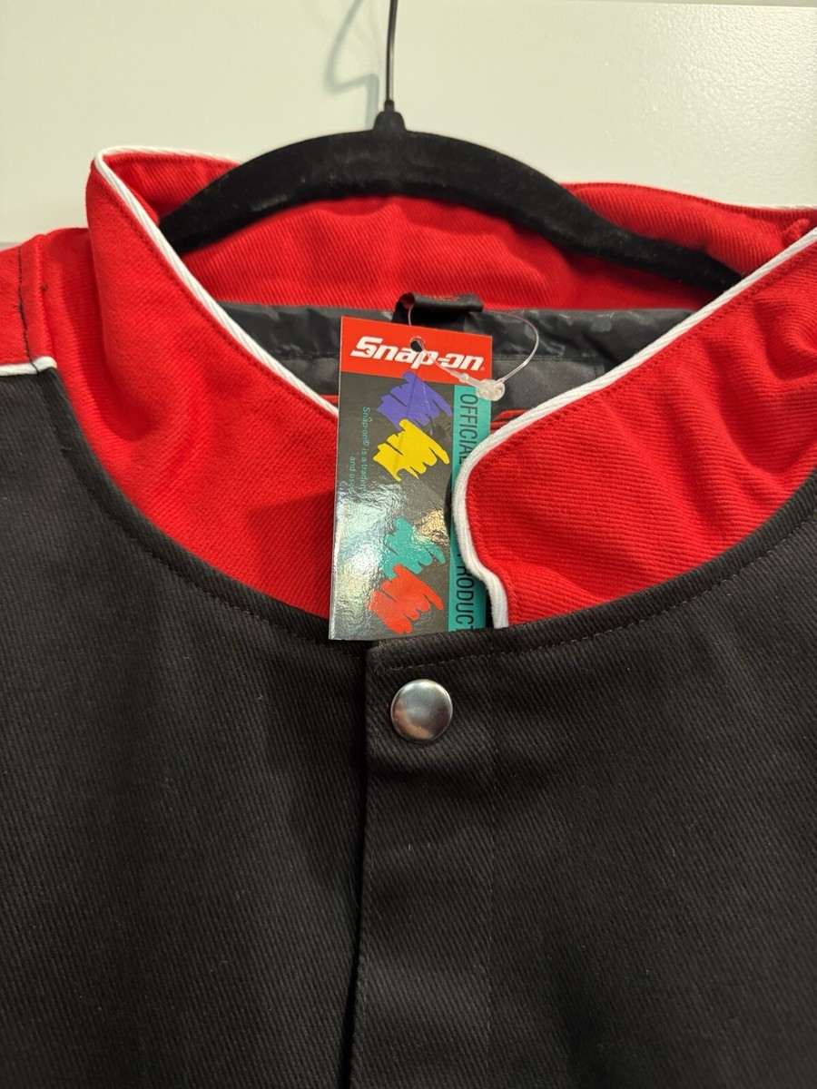 Snap-on Racing Jacket Mens XL Red Black Embroidered New With