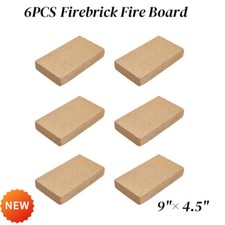 6PCS Replacement Fire Bricks Universal 25mm Vermiculite Stove Wood Log burner