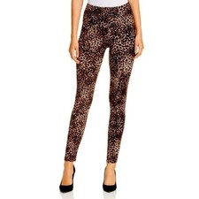 Lysse leopard print leggings size Small