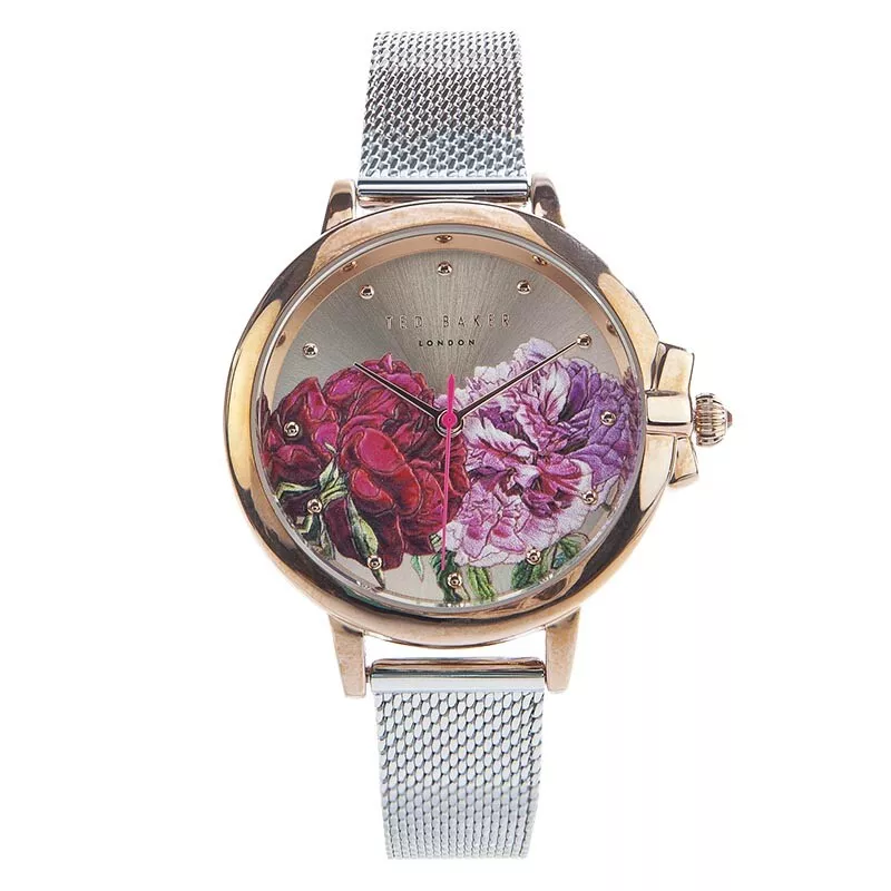 Baker rose gold ladies clearance watch