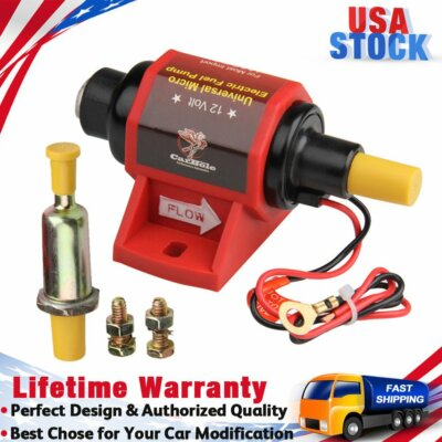 #ad 42S Universal Electric Carburetor Micro Fuel Pump Gasoline 28GPH 2 3.5 PSI 5 16quot; $24.99