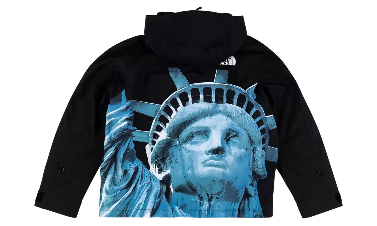 DS New Supreme TNF North Face Mountain Jacket FW 19 Statue of Liberty Black  XL