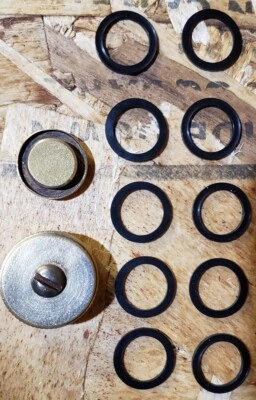 VULCAN 10 NEW COLEMAN GASKET ORINGS COLEMAN 3 PIECE FUEL CAPS STOVE & LANTERN FREE SHIP