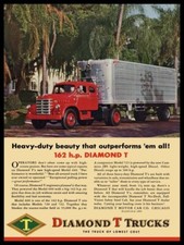1951 Diamond T Trucks Lowest Cost Truck New Metal Sign 12x16 Ships Free