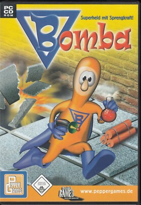 PC-Spiel ''Bomba - Superheld mit Sprengkraft'', für Kinder, Rarität