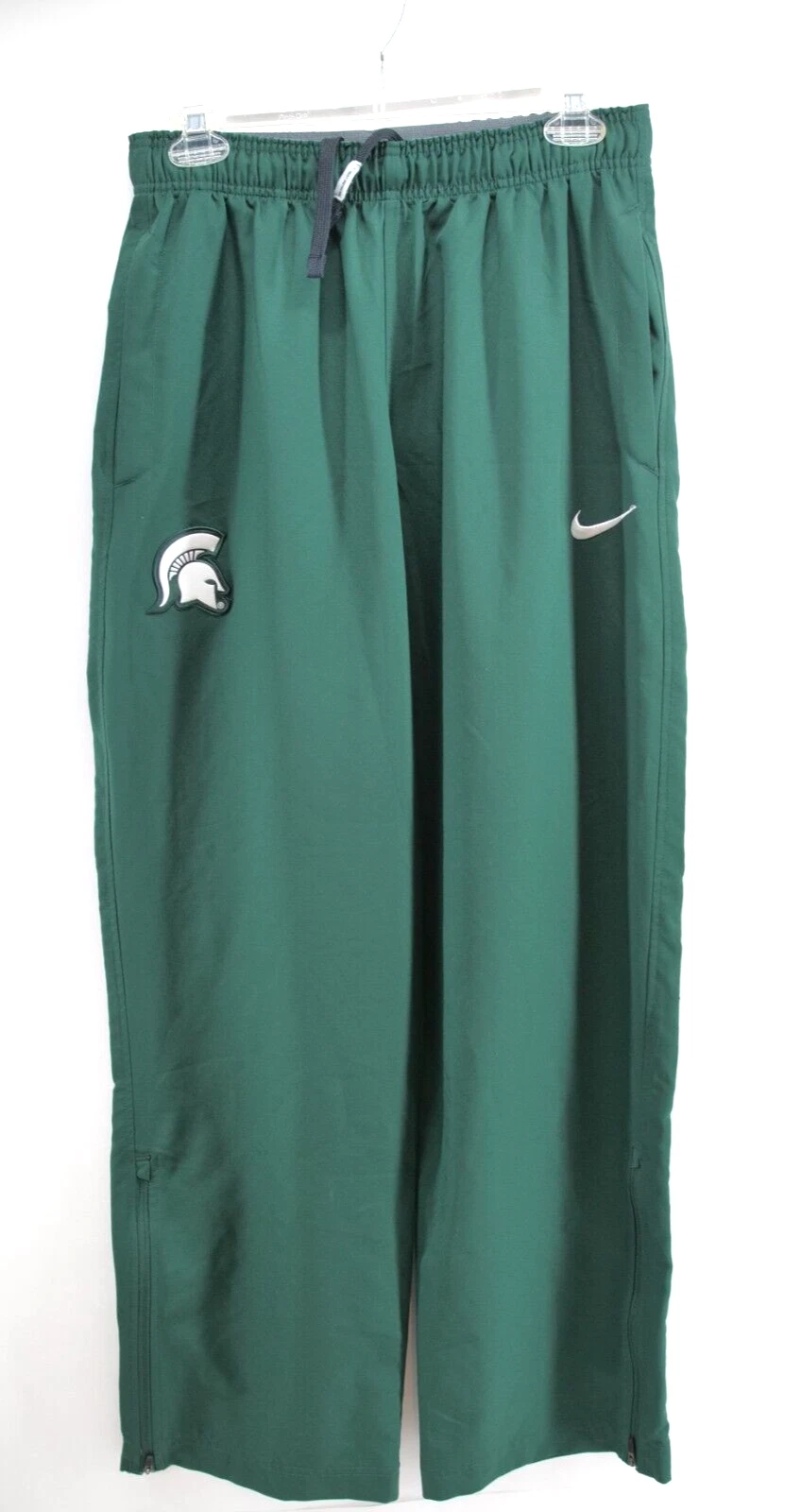 NIKE MICHIGAN STATE SPARTANS STORM-FIT PANTS TEAM-ISSUED GREEN RARE M