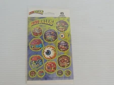 2007 MadBalls Mad Balls Sticker Sheet 45 Stickers