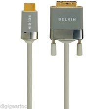BELKIN HDMI-DVI Video Cable 12ft. 24K Gold Connector for Apple MacBook Pro 2008