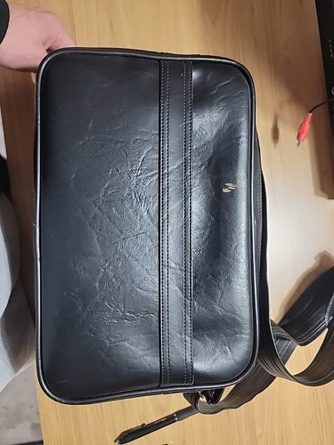 Photo Mate große Kamera/Camcorder Tasche Reißverschlusstaschen verstellbar schwarz Leder. - Bild 7 von 9