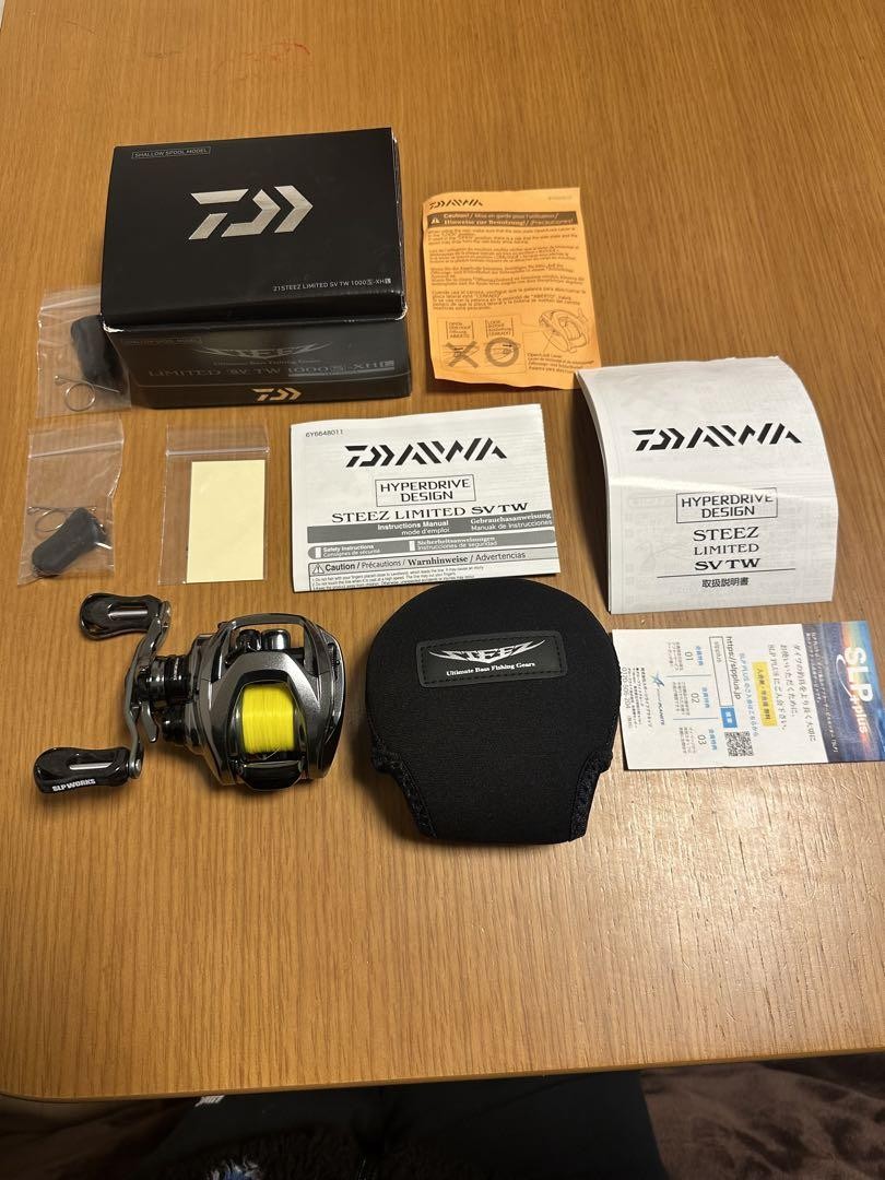 Daiwa Steez Limited SV TW 1000S-XH L SLP Black Custom Handle
