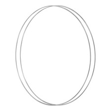 10 Pcs Metal Dream Catcher Ring,Round Floral Wreath Silver Tone,1.4" 