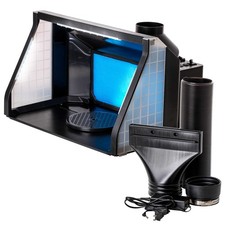 Portable Dual Fan Hobby Airbrush Paint Spray Booth Kit With Odor Extractor Portable Dual Fan Hobby Airbrush Paint Spray Booth Kit With Odor Extractor