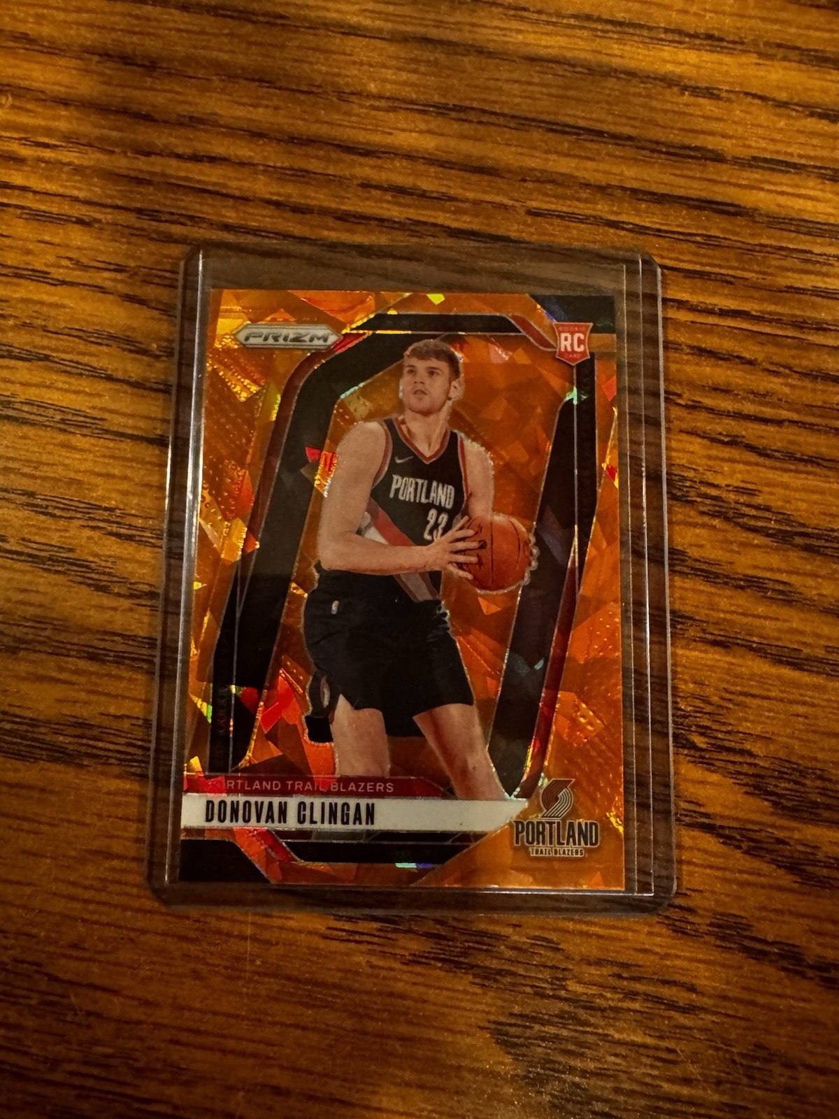 2024-25 Panini Prizm - Donovan Clingan #221 Orange Ice Prizm (RC)