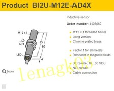 Original TURCK Proximity Switch BI2U-M12E-AD4X Inductive Sensor