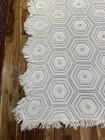 VINTAGE COTTON MARGUERITE SUNFLOWER POPCORN PINWHEEL CROCHET BEDSPREAD COVER — photo 10
