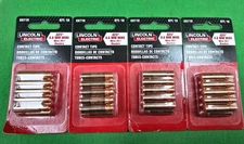 Lincoln Electric KH710 .025” 0.6mm Welding Tips 4PACK NEW (B8)